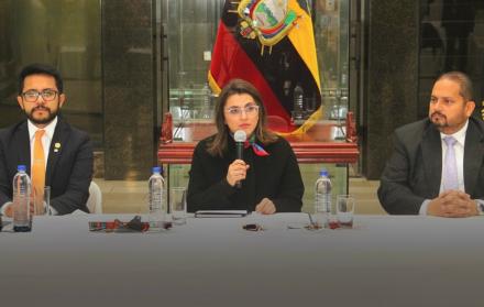 Maria José Pinto en el lanzamiento del Plan Nacional contra el Dengue 2026