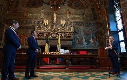 Daniel Noboa en Brujas, Bélgica