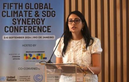 La ministra de Economía, Sariha Moya