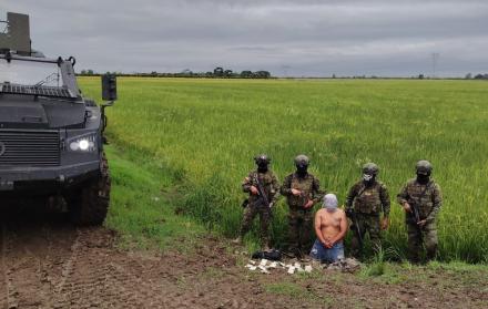 Alias Frank fue detenido en el lugar y puesto a órdenes de las autoridades