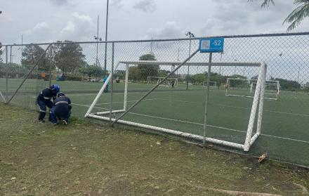 Muerte en parque Samaanes.