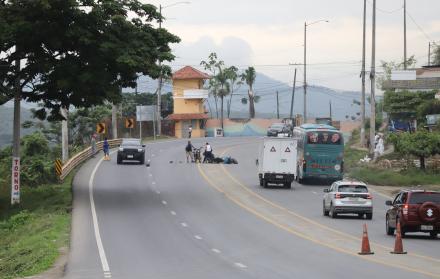 siniestros viales en la vía a Daule