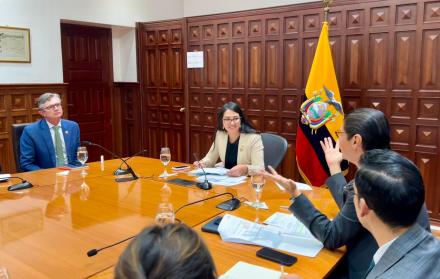 Sariha Moya, ministra de Economía y Finanzas.