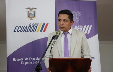 Gerente del Hospital Eugenio Espejo, Carlos Ventimilla