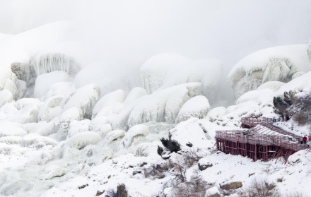 Cataratas del Niágara congeladas