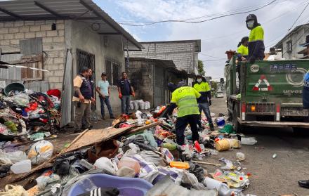 Retiro de basura.