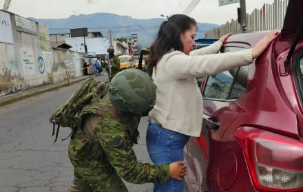 Los militares se desplegaron en distintos sectores del norte y centro de Quito, desde la mañana de este 29 de enero de 2026.