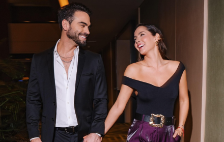 Carmen Villalobos y su expareja, Frederik Oldenburg