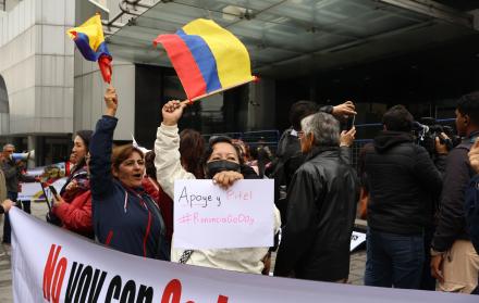 Plantón en el Consejo de la Judicatura-Mario Godoy