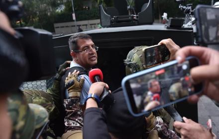 El exasambleísta de la Revolución Ciudadana (RC), Santiago Díaz, rindió su versión en el caso Caja Chica, que investiga el supuesto ingreso de dinero desde Venezuela para la campaña del correísmo en 2023.