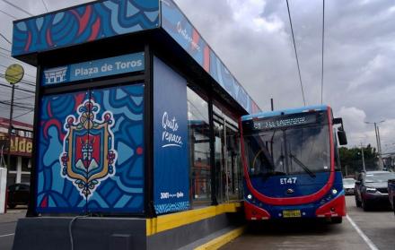 servicio trolebús en Quito