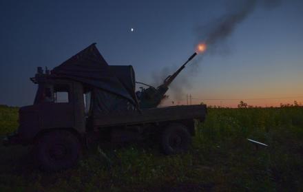 Dron ruso ataca un bus en Ucrania