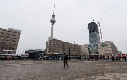 plaza Alexanderplatz en Berlín, Alemania