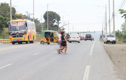Accidente vía a Daule Puente Lucía