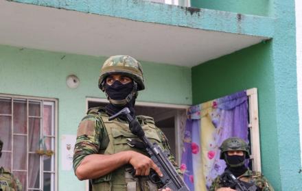 El Bloque de Seguridad desplegó  una operación militar en Quevedo, provincia de Los Ríos.