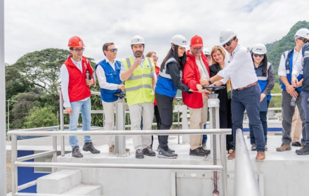 La Planta de Tratamiento de Agua Potable Mancha Grande, en San Plácido de Portoviejo, fue inaugurada.