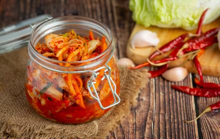 Kimchi en frasco