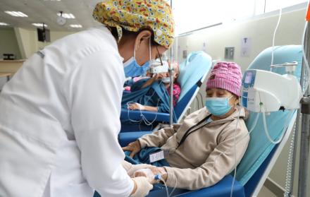 Pacientes con cancer en Ecuador