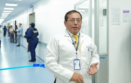Daniel Rodriguez, gernte del hospital Teodoro Maldonado Carbo