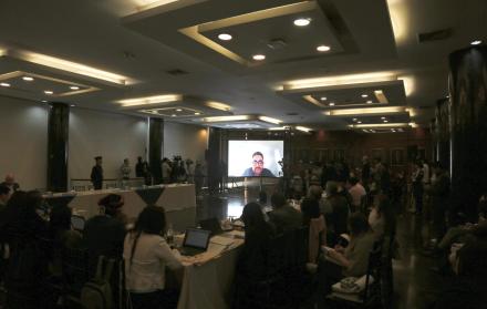 El juez anticorrupción Carlos Serrano compareció ante la Comisión de Fiscalización el 6 de febrero de 2026.