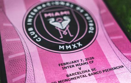 Barcelona SC vs. Inter Miami en el estadio Monumental.