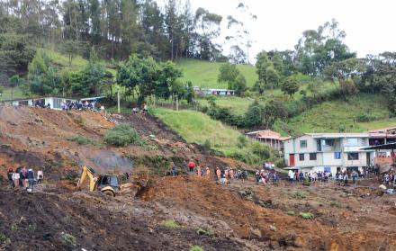 Deslizamiento de tierra en Colombia