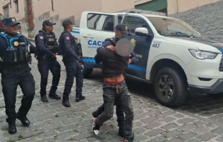 delincuentes detenidos en Quito