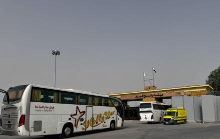 paso fronterizo de Rafah entre Gaza y Egipto