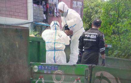 hombre descuartizado en Sauces