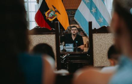 Aquiles Álvarez, alcalde de Guayaquil