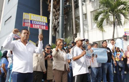 Simpatizantes del alcalde de Guayaquil