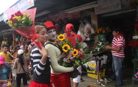Venta de flores por San valentin
