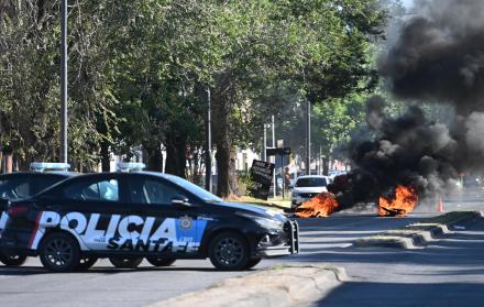 manifestación en Rosario (Argentina).