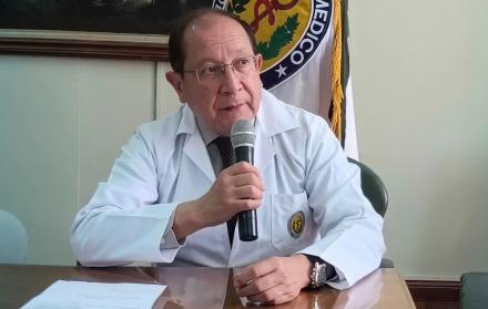 Juan Pasquel, presidente del Colegio de Médicos de Pichincha