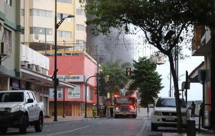 incendio en el Multicomercio