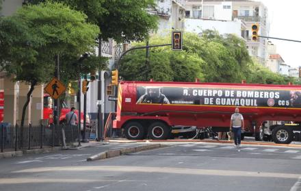 Incendio en el centro de Guayaquil