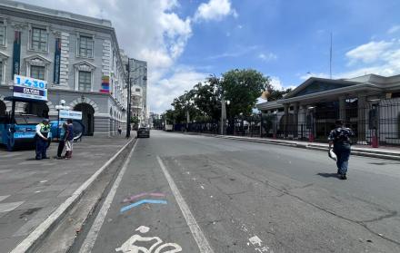 Avenida Malecón se encuentra cerrada.