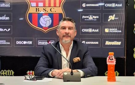 Miguel Montalvo presidente subrogante de Barcelona SC.