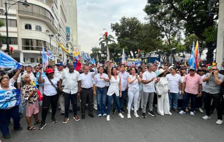Marcha en Guayaquil