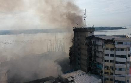 Incendio en el centro de Guayaquil