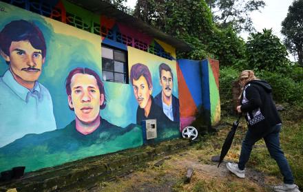 mural desaparición forzada Colombia