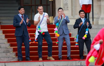 Presidente de Perú en la presentación del Carnaval 2026