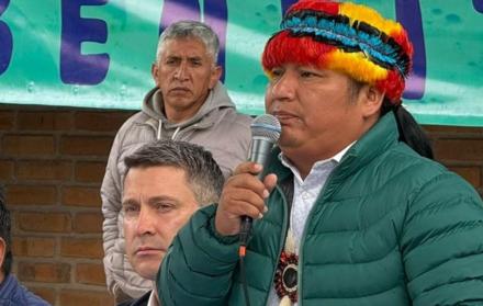 Marlon Vargas, presidente de la Conaie