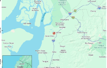 Temblor en Ecuador este lunes 16 de febrero.