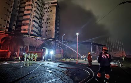 Incendio en el centro de Guayaquil