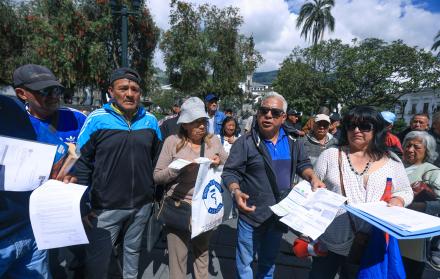 Protesta tasa basura Quito