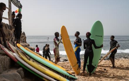 Surf Academy de la organización Black Girls