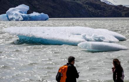 glaciar en la región de Magallanes en el extremo sur de Chile.
