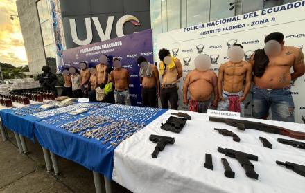 La Policía Nacional ejecutó una serie de intervenciones simultáneas en diferentes sectores de la Zona 8