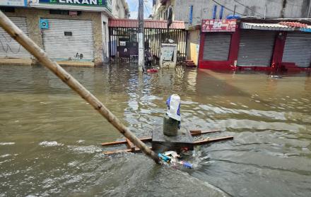Inundación en Durán